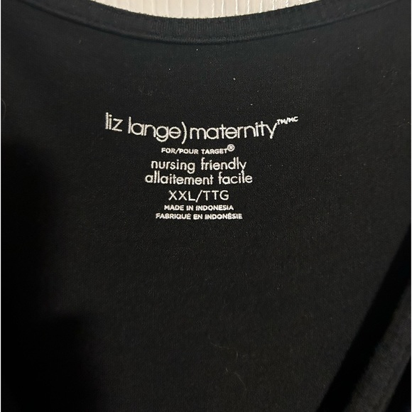 Liz Lange Black Maternity Dress Size XXL - Picture 3 of 4